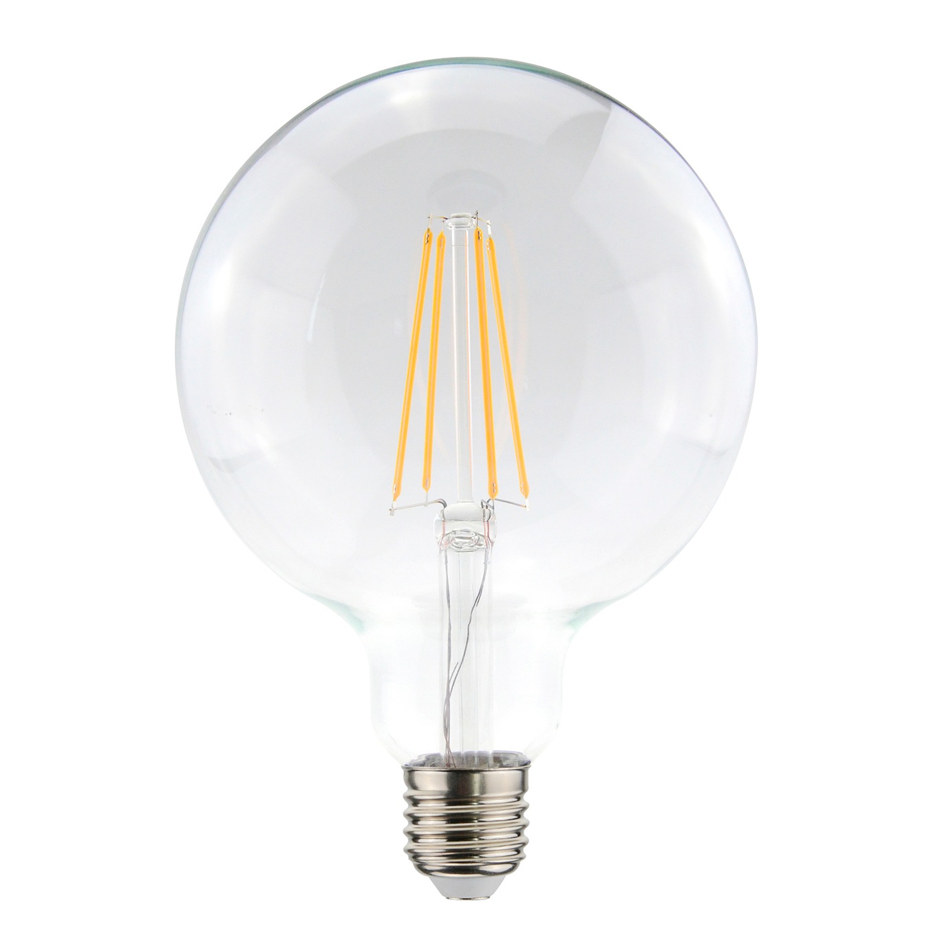 LED Decor Filament G125 5W E27 300lm Clear, Dæmpbar