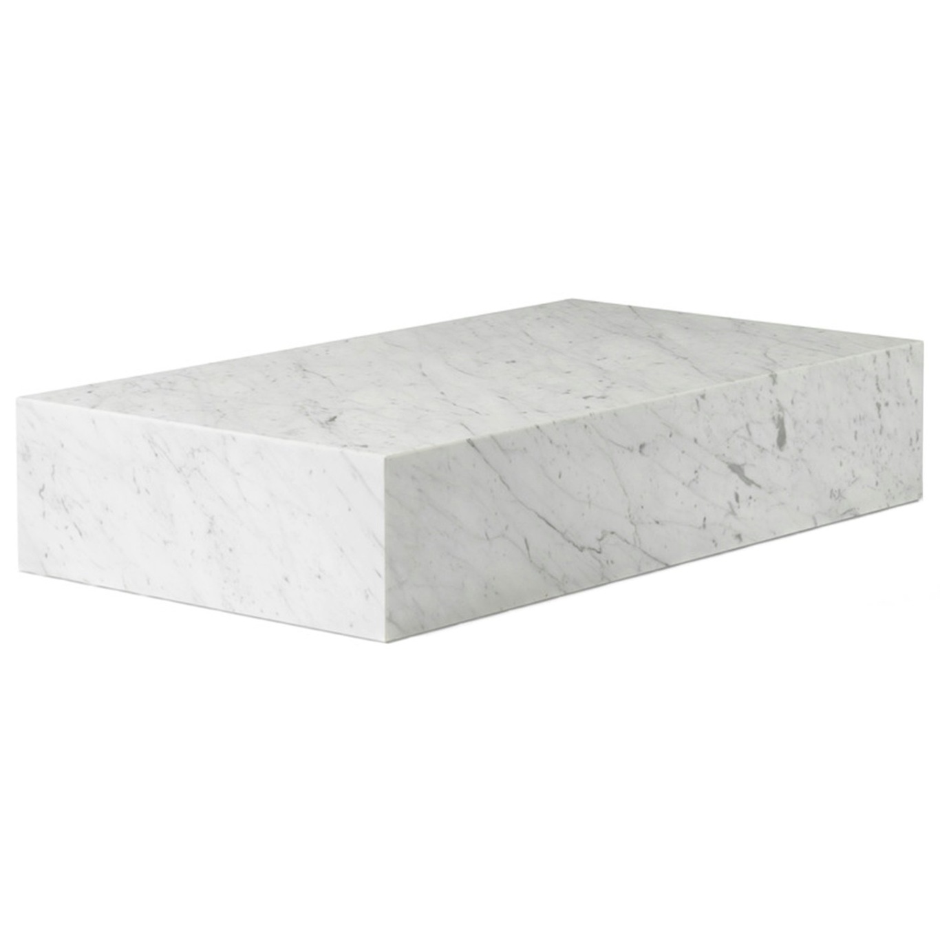 Plinth Grand Sofabord 137x76 cm, Carrara