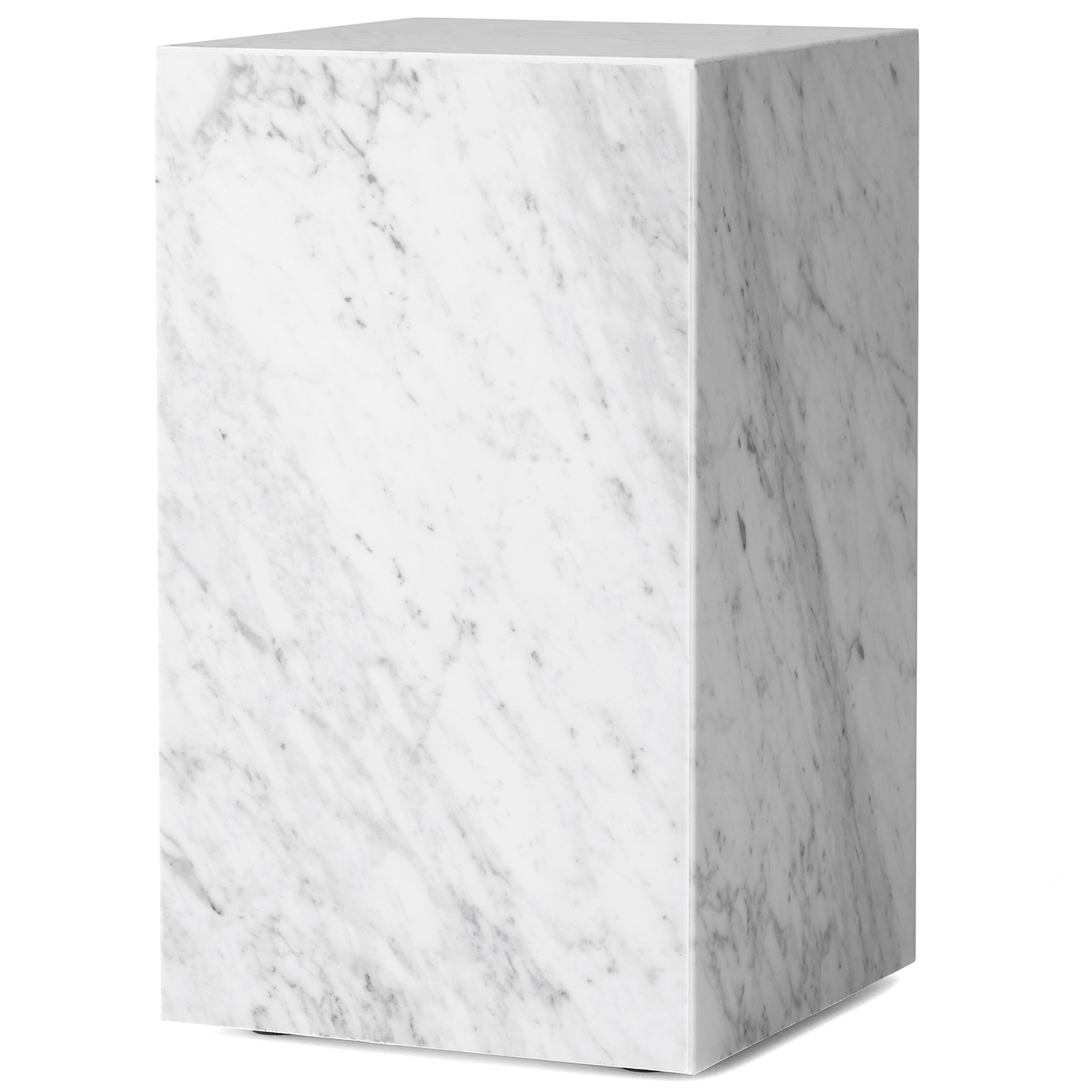 Plinth Tall Sidebord 51x30 cm, Carrara Marmor