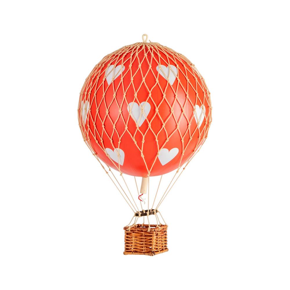 Travels Light Luftballon 18x30 cm, Red Hearts
