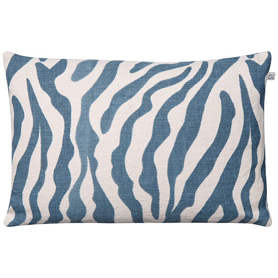 Zebra Betræk 40x60 cm, Heaven Blue