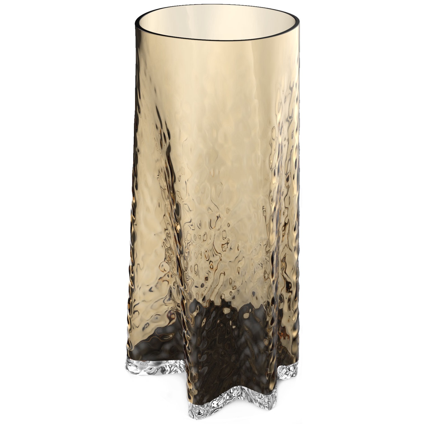 Gry Vase H30 cm, Cognacfarvet