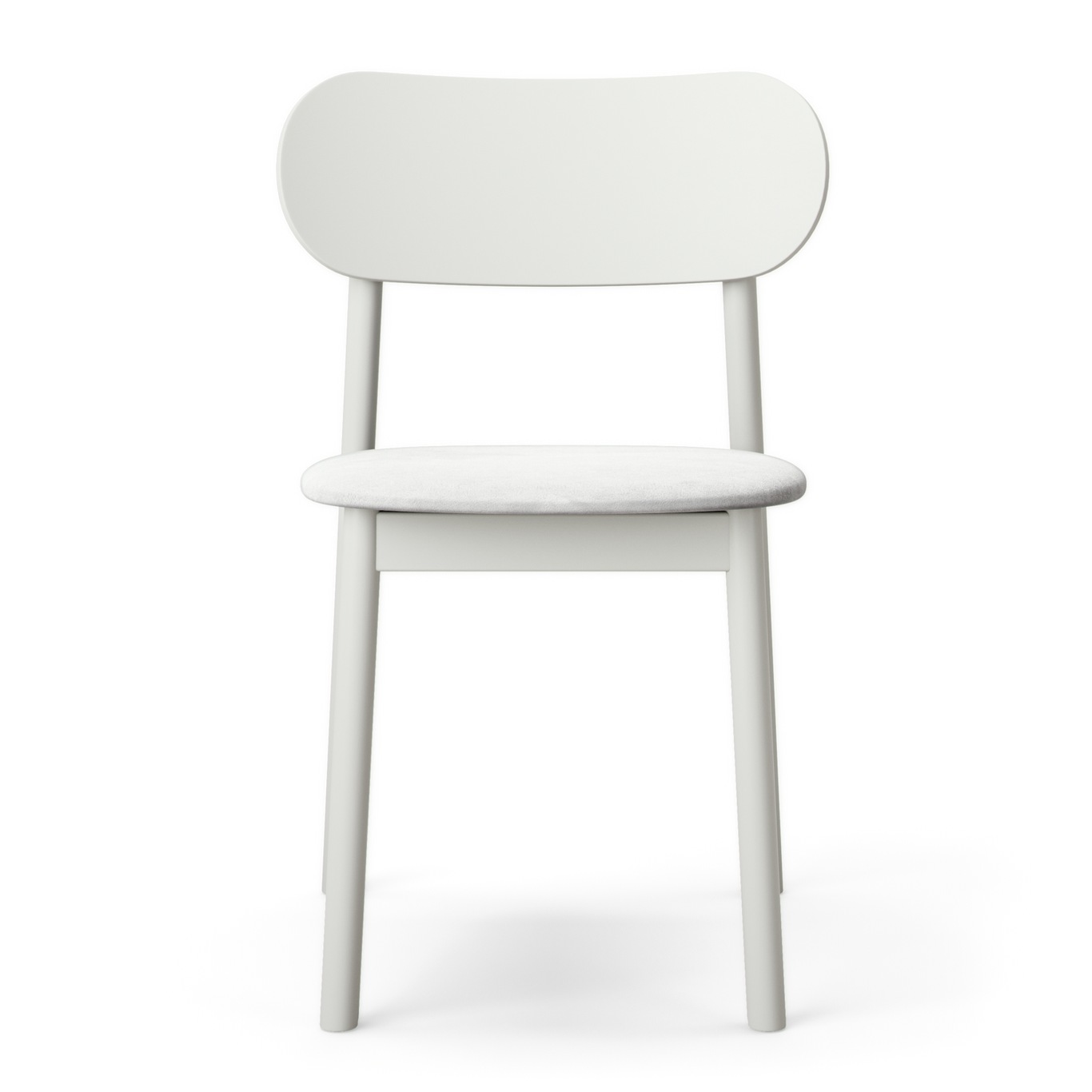 Elephant Chair, White / White Velvet