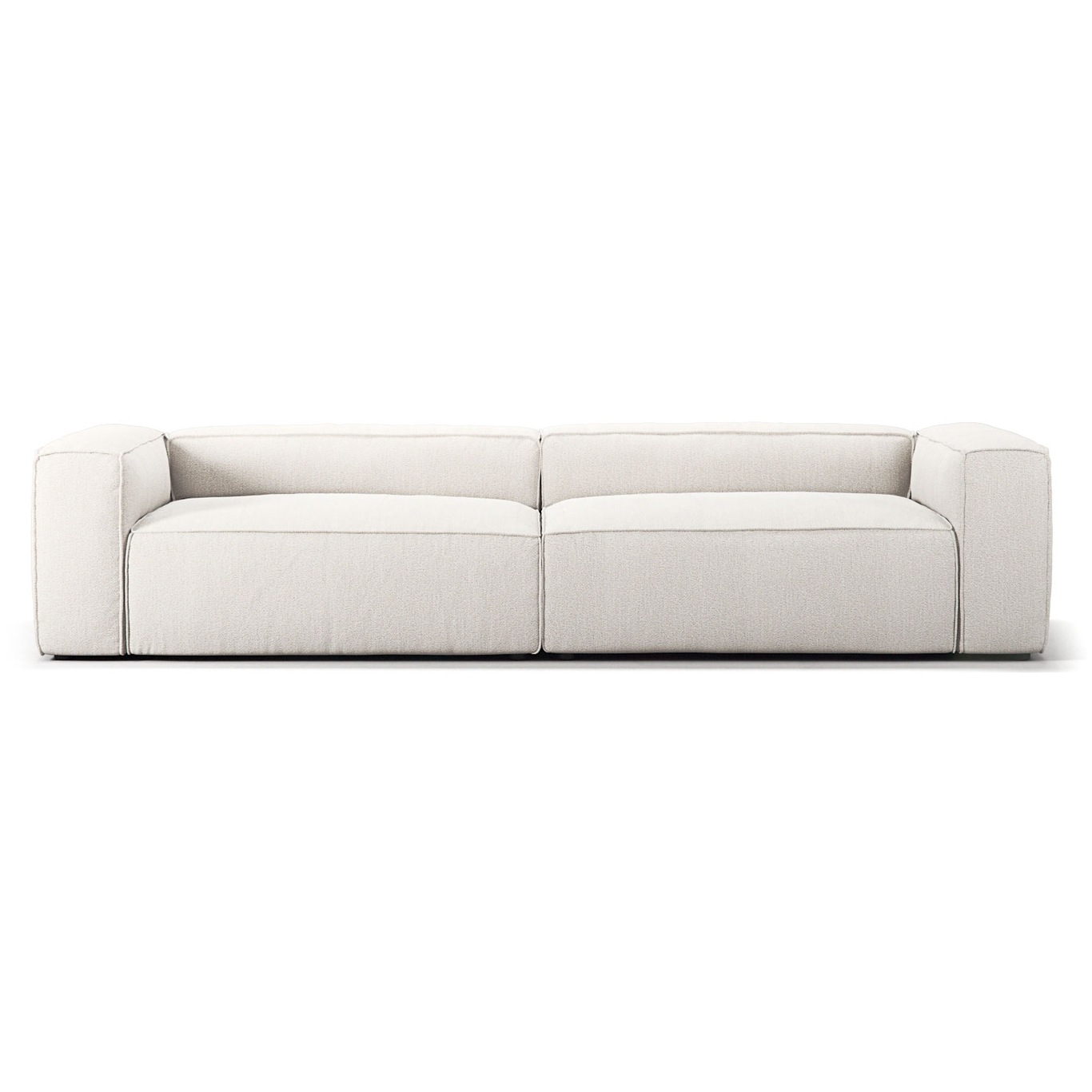 Grand 4-Personers Sofa, Steam White