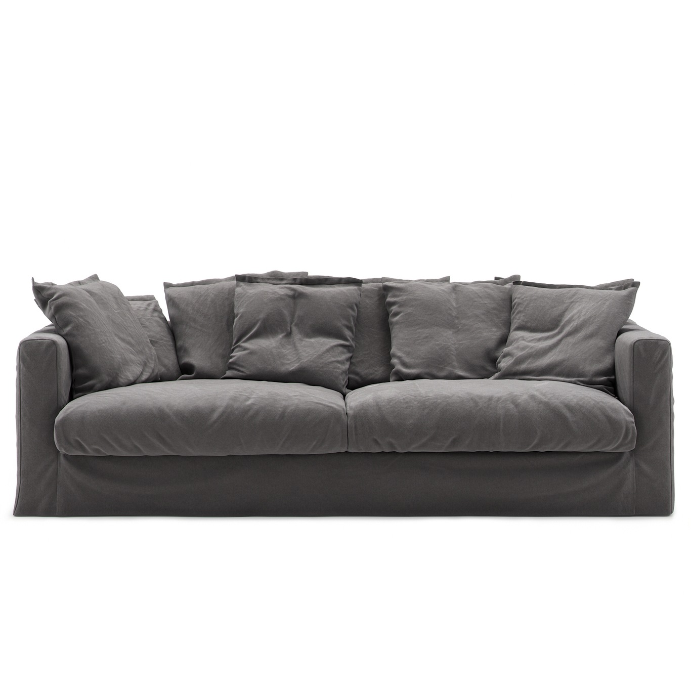 Le Grand Air Sofa 3-Pers Bomuld, Limited Mørkegrå Melange