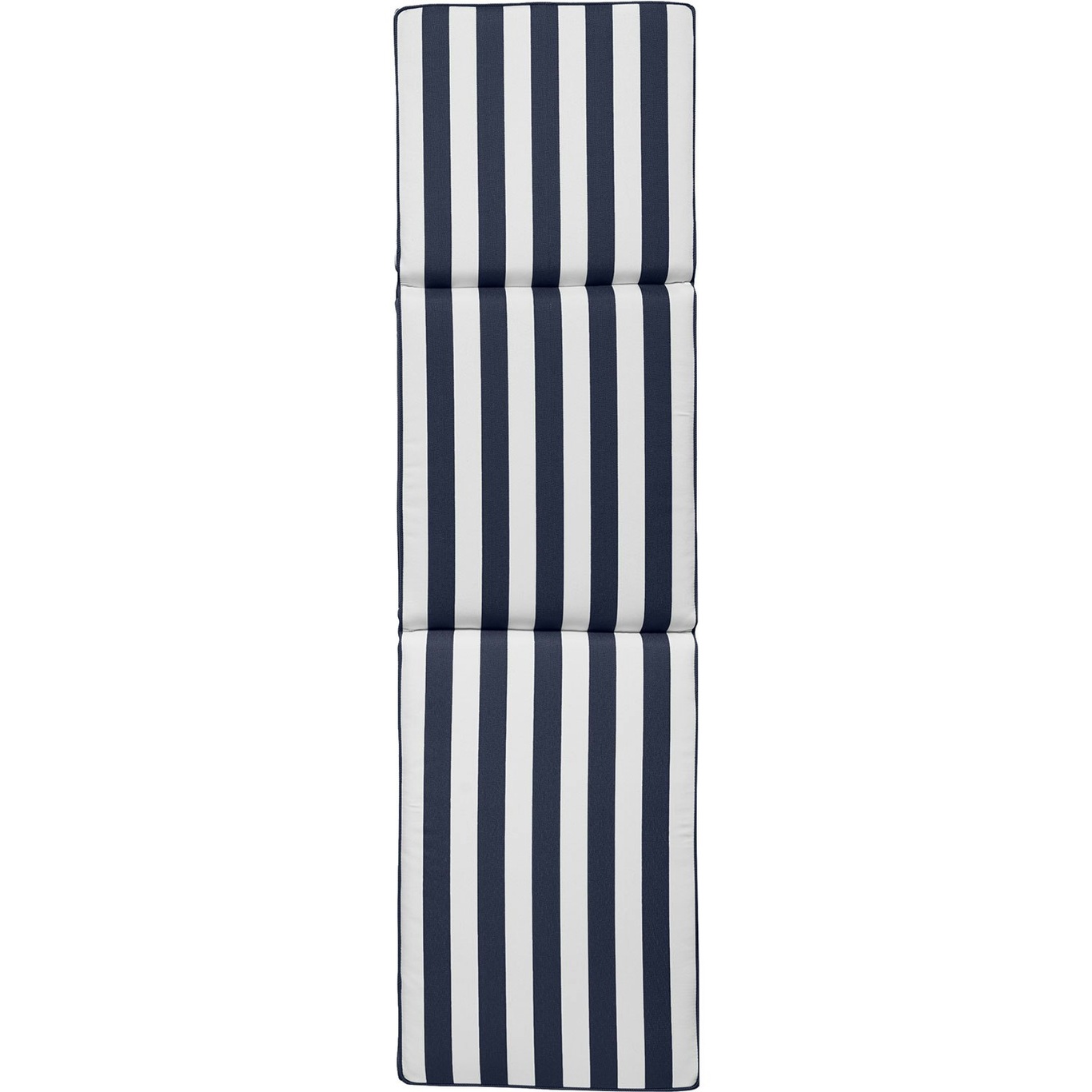 Wide Stripe Liggestolshynde 50x186 cm, Marineblå
