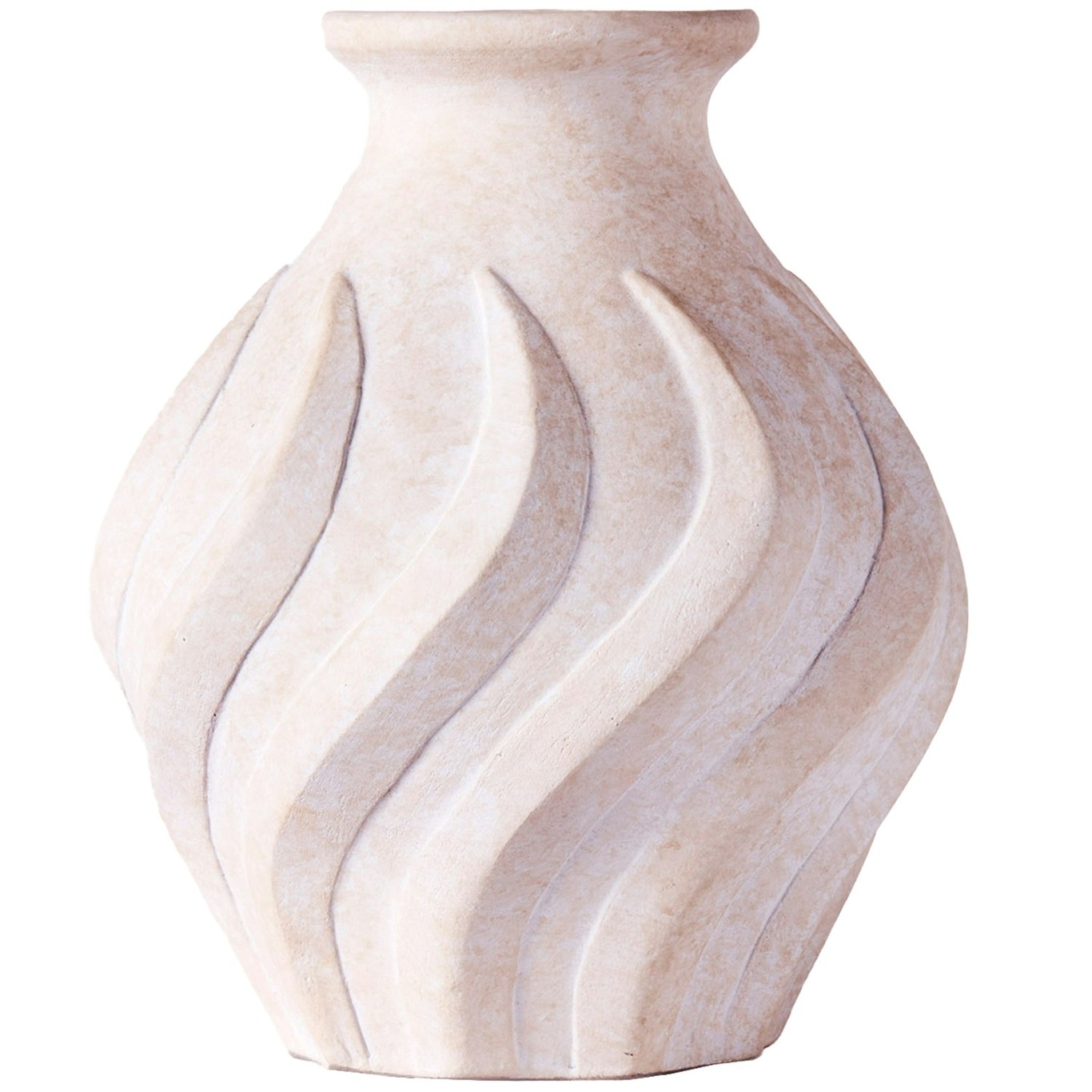 Swirl Vase Stor, Hvid