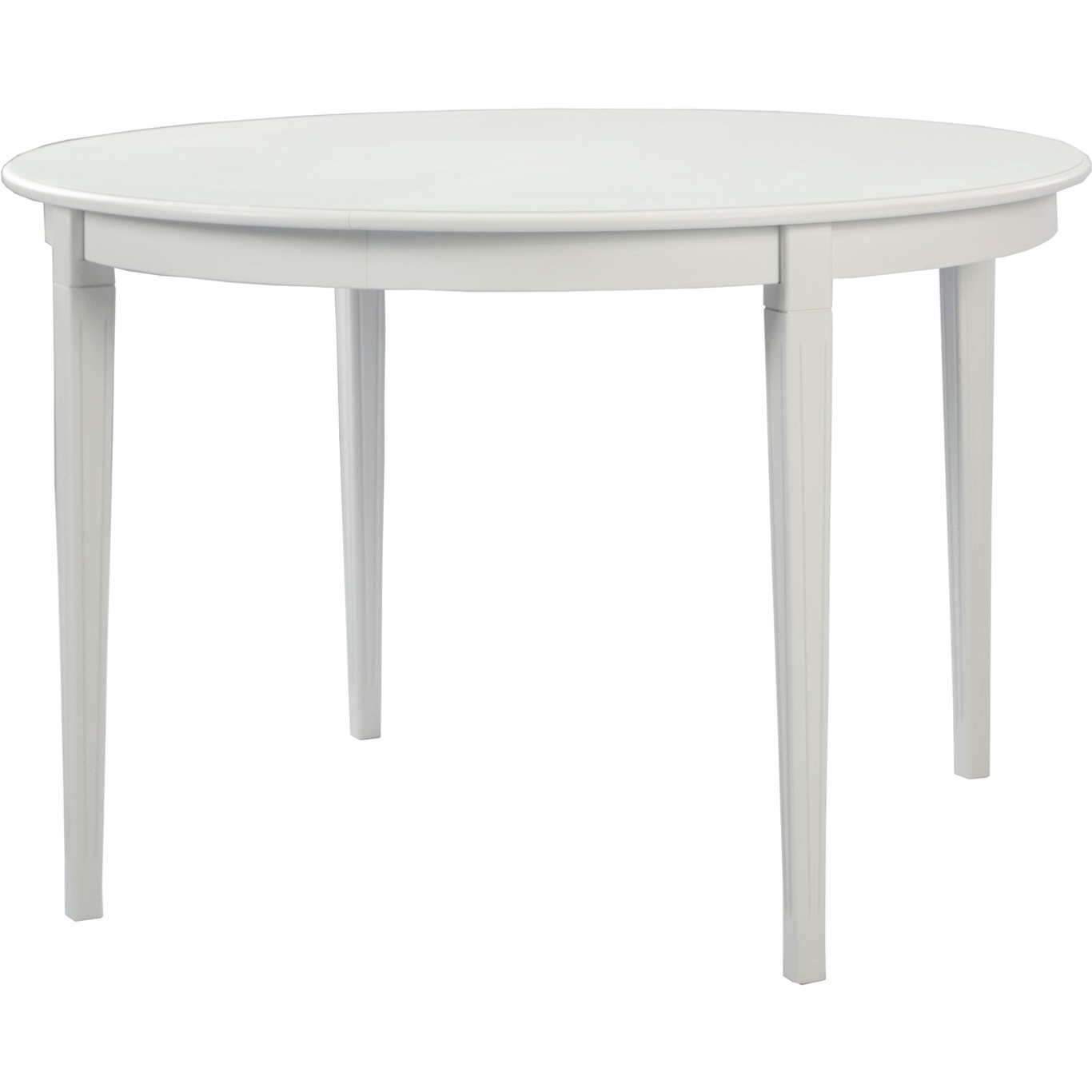 Stockholm 2.0 Dining table Ø114 Incl. 3 Inlays, Whitewash