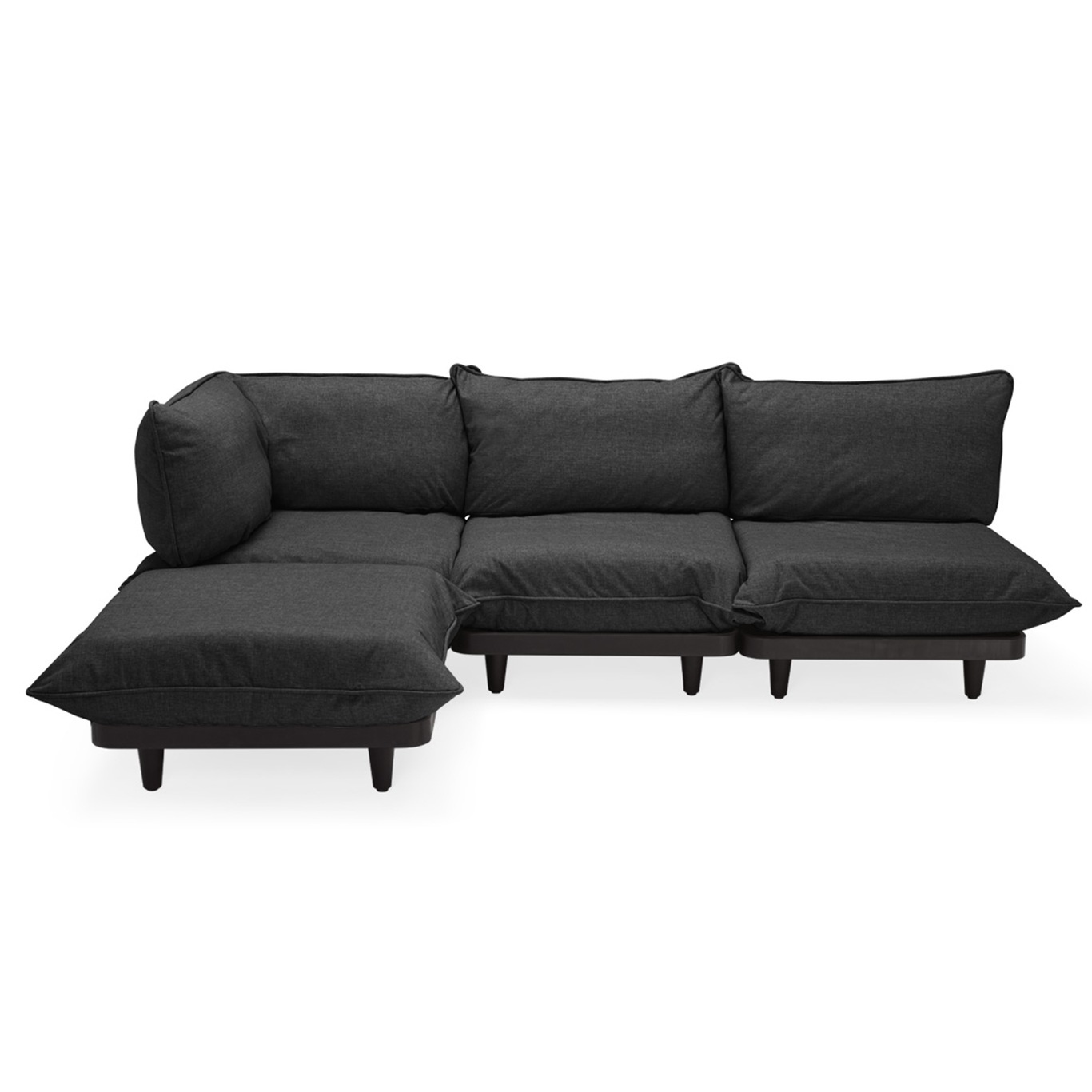 Paletti Modulsofa 3-Pers med Chaiselong, Thunder Grey