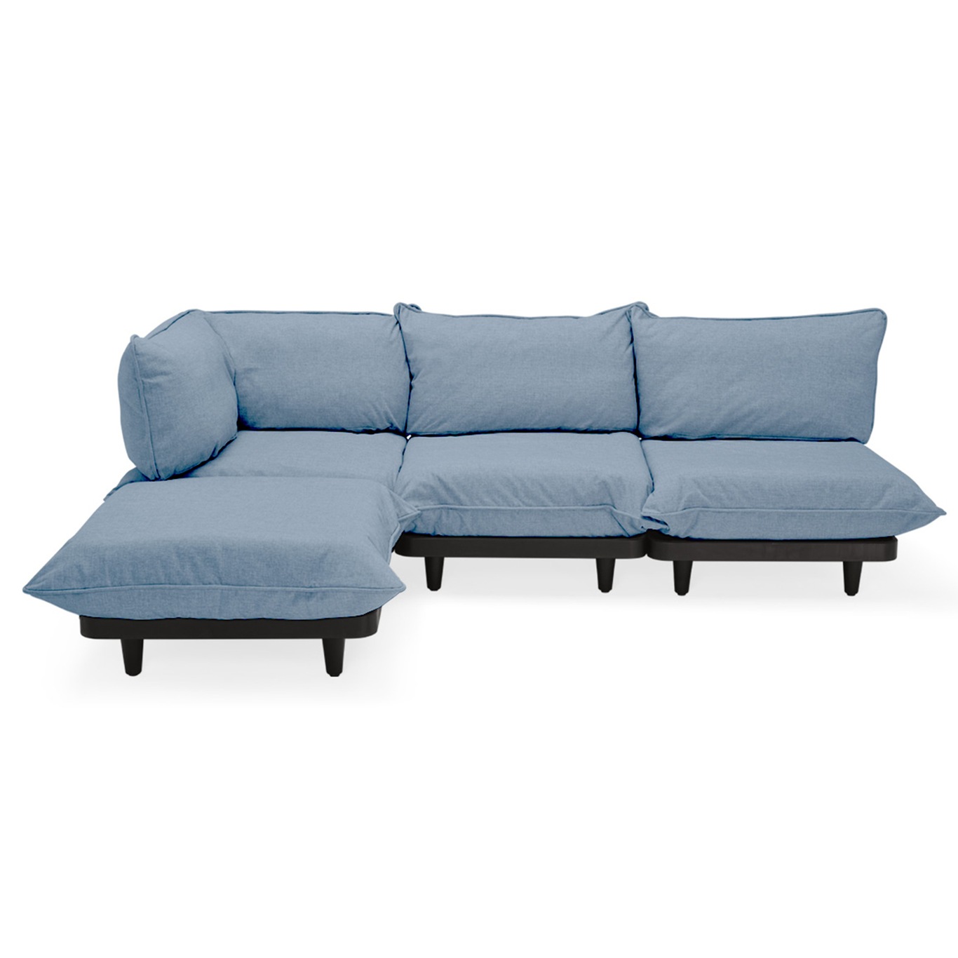 Paletti Modulsofa 3-Pers med Chaiselong, Storm Blue