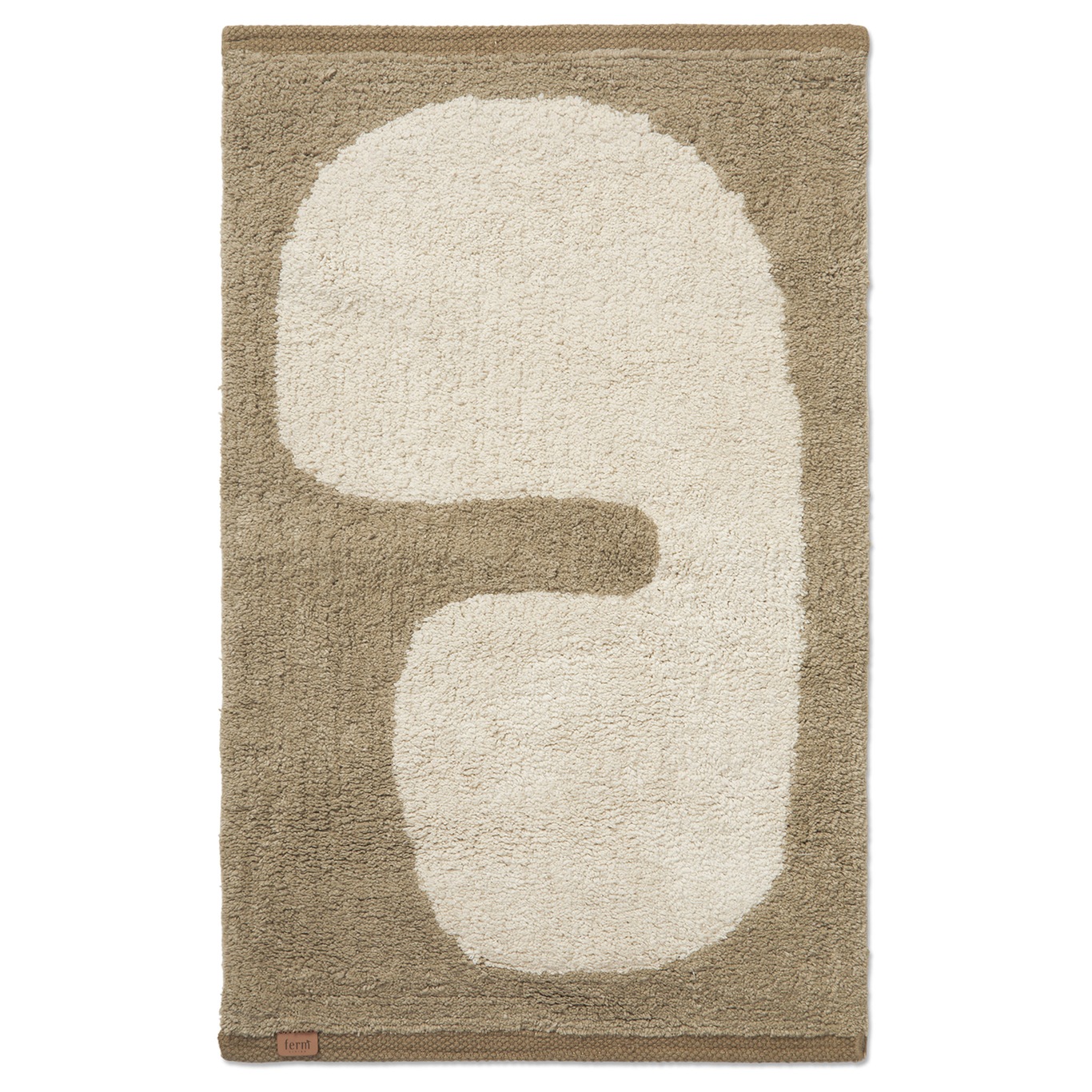 Lay Washable Tæppe 50x70 cm, Taupe/Offwhite