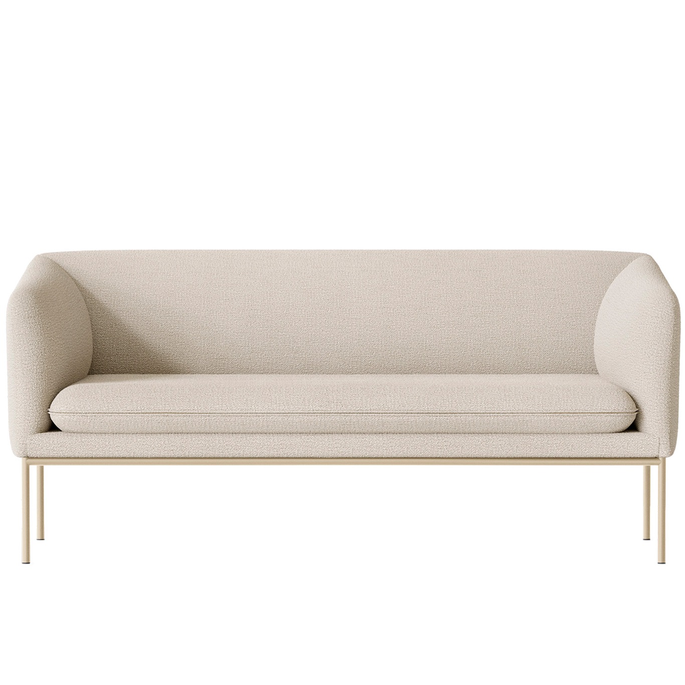 Turn Boucle 2-Personers Sofa, Offwhite