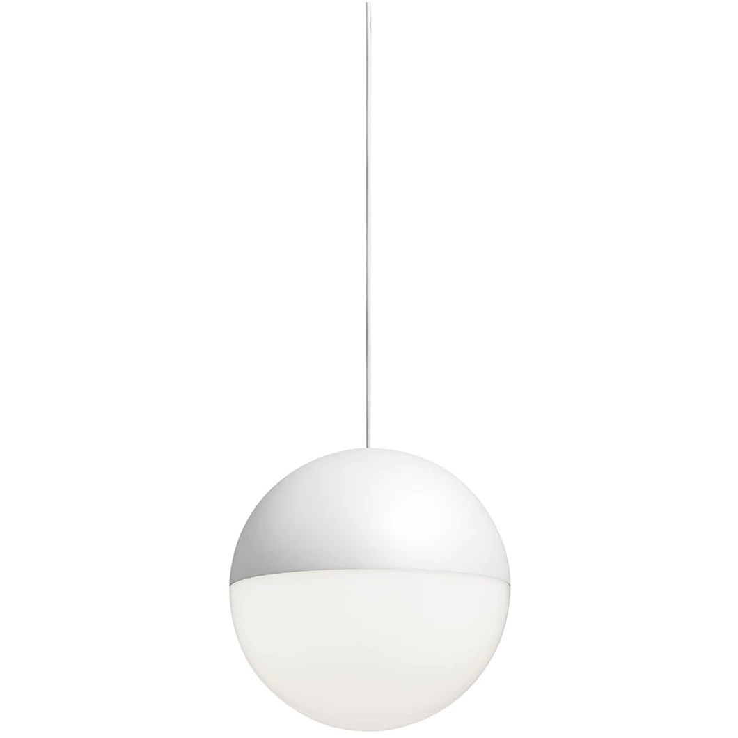 String Light Sphere Pendel 12M Dæmpbar med Soft Touch, Hvid