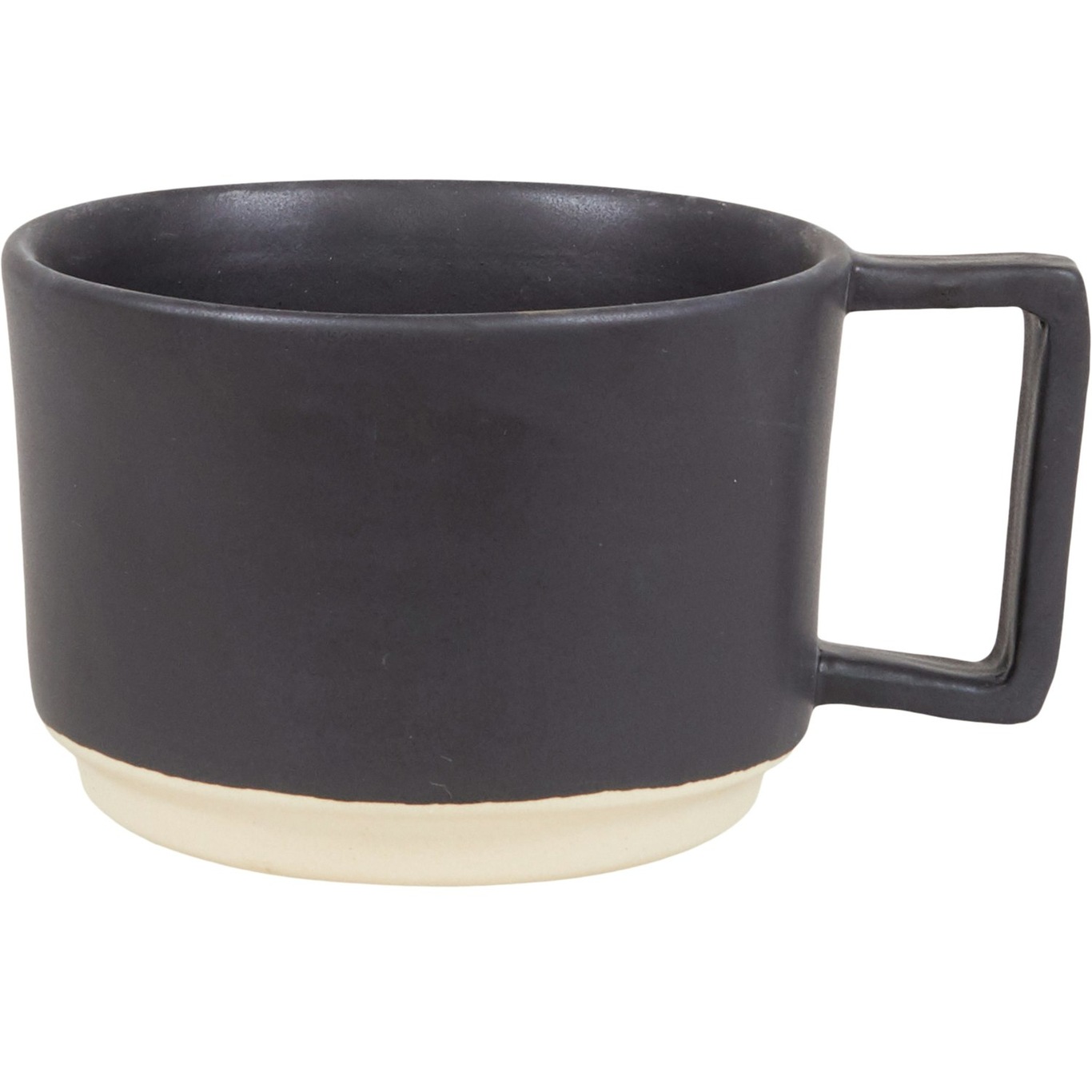 Mug Black With Handle Krus Sort