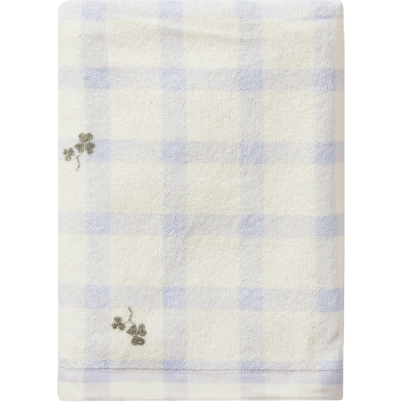 Gingham Sorrel Blue Badehåndklæde, 70x140 cm