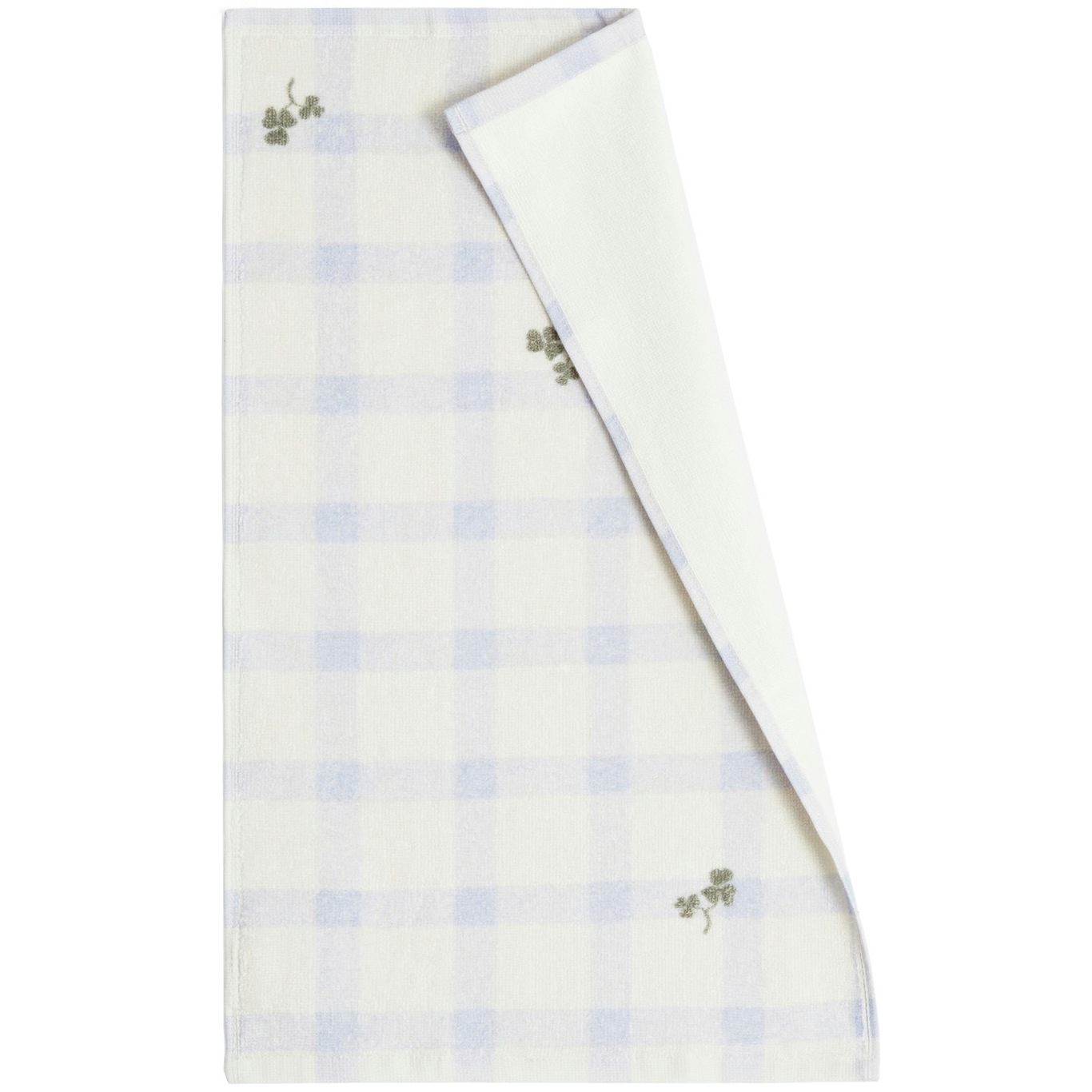 Gingham Sorrel Blue Gæstehåndklæder 2-pak, 30x50 cm