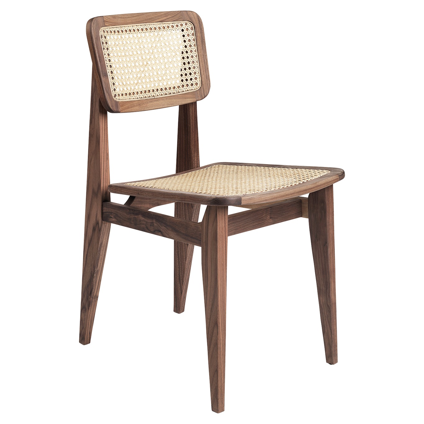 C-Chair Dining Chair, Walnut/Cane