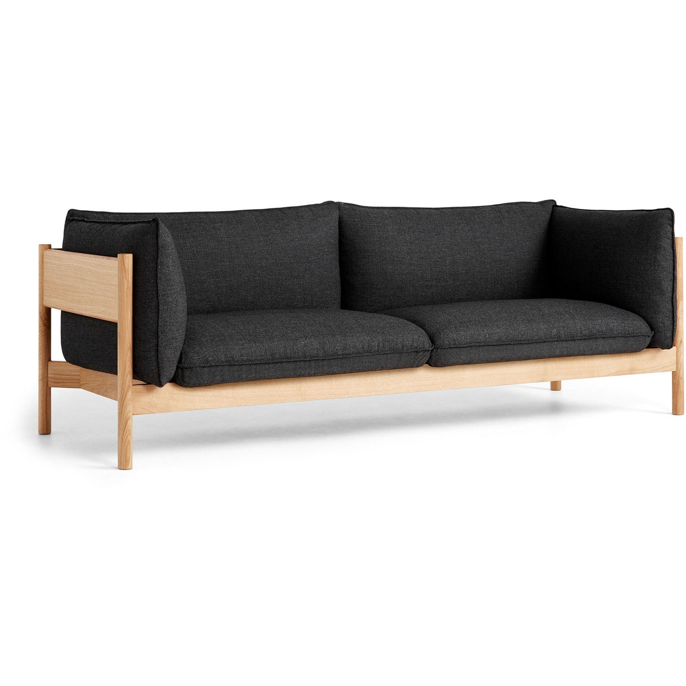 Arbour Sofa 3-Pers, Olieret Eg / Re-Wool 198