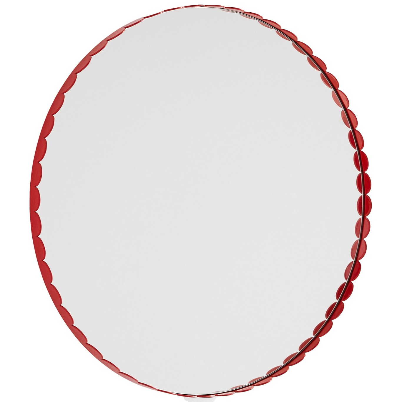 Arcs Spejl Ø60 cm, Rødt