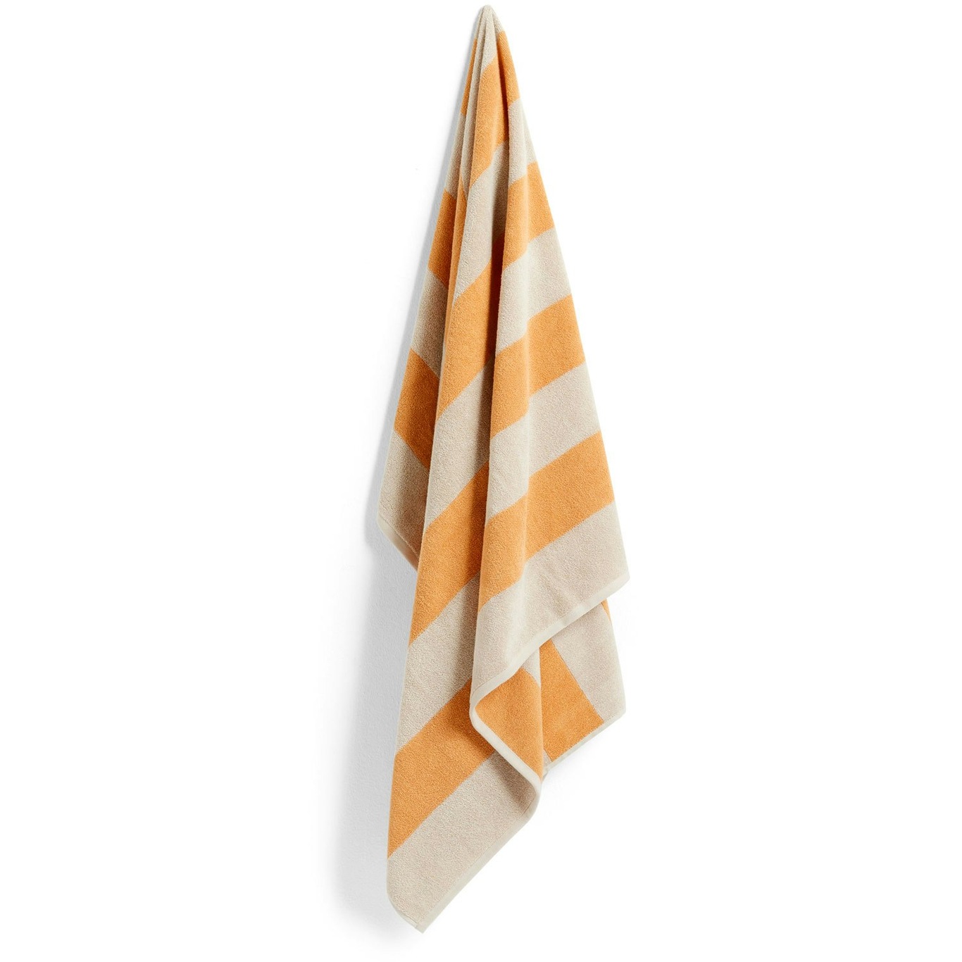 Frotté Stripe Håndklæde 50x100 cm, Varmgult