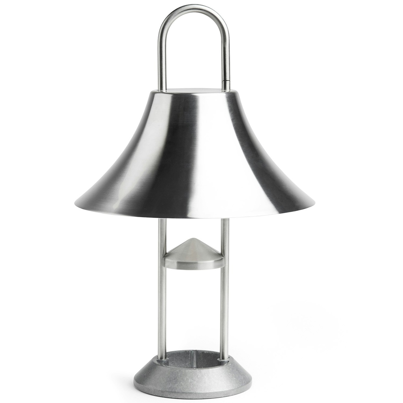 Mousqueton Portable Table Lamp, Stainless Steel