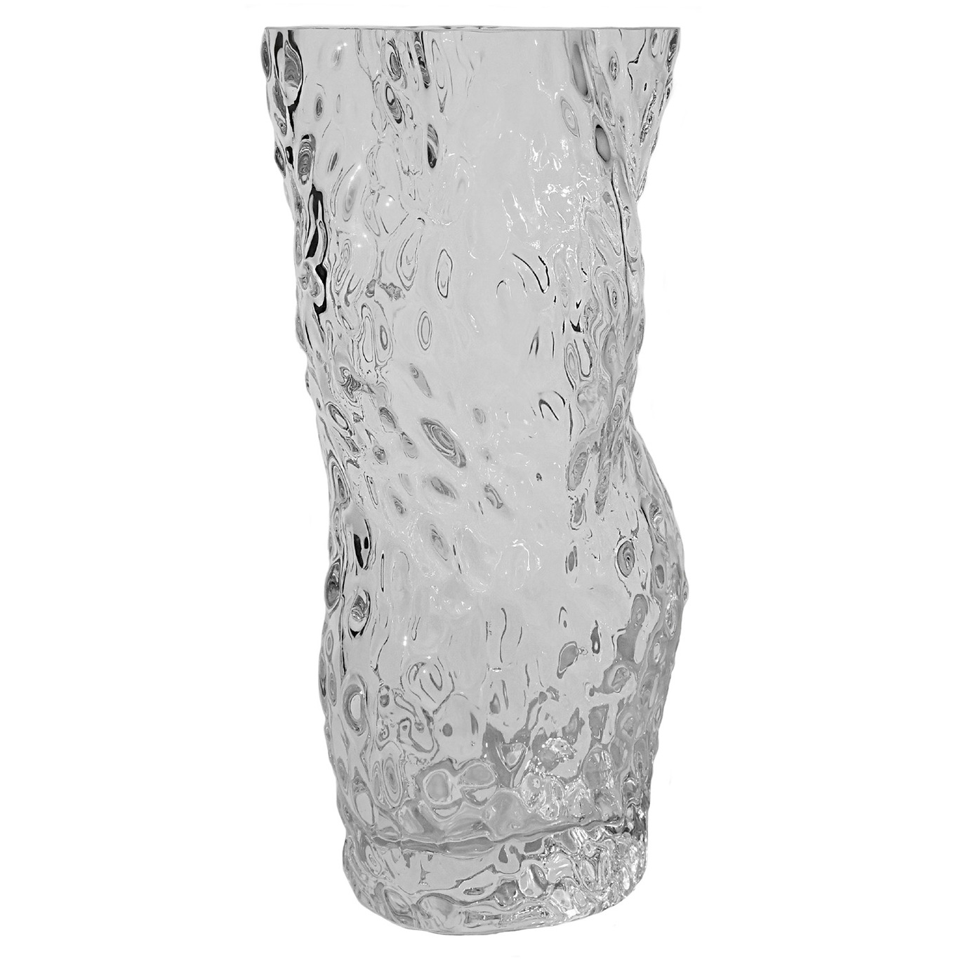 Ostrea Vase 30 cm, Klar