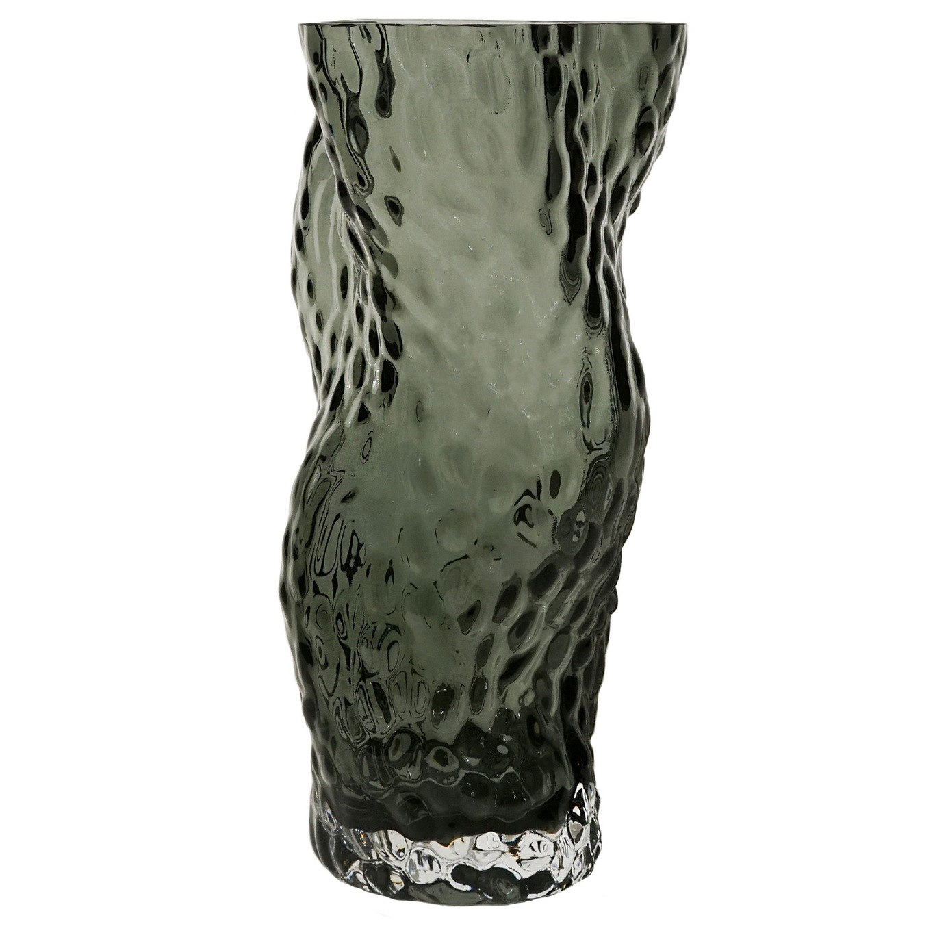 Ostrea Vase 30 cm, Midnatsblå