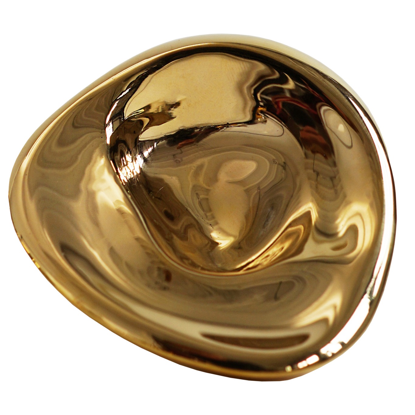 Ripple Knob Vægkrog 9 cm, Guld