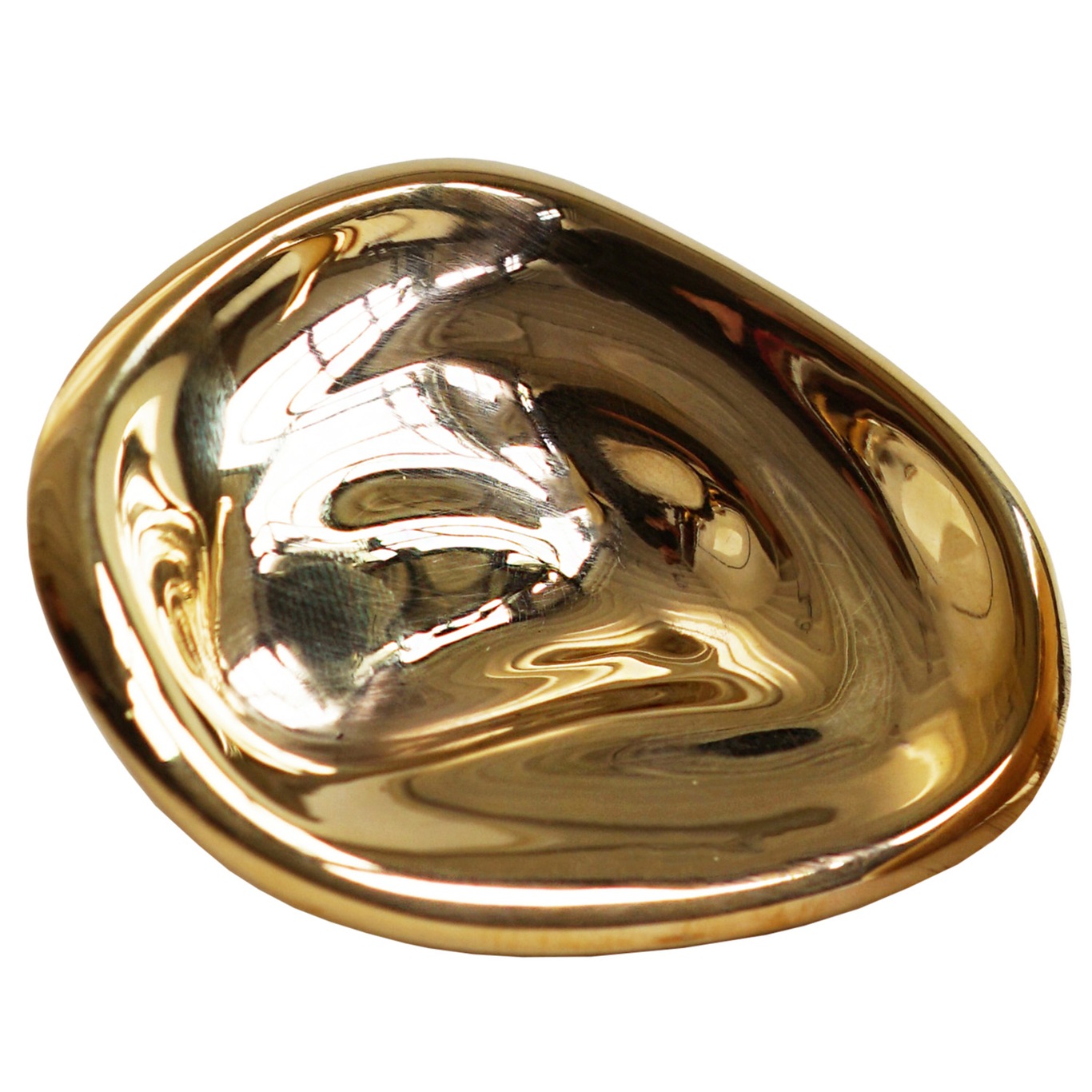 Ripple Knob Vægkrog 8 cm, Guld