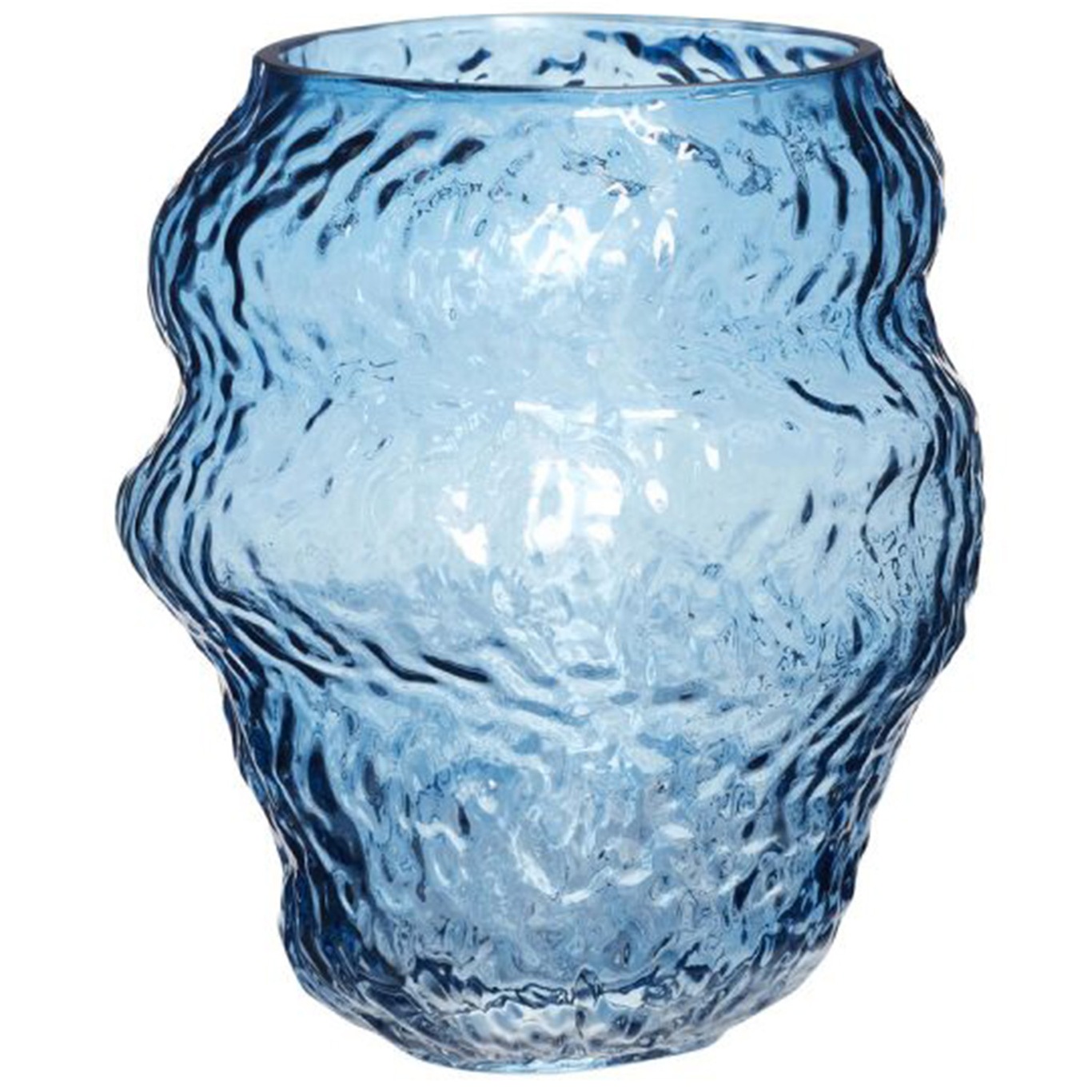 Aurora Vase 18 cm, Lyseblå