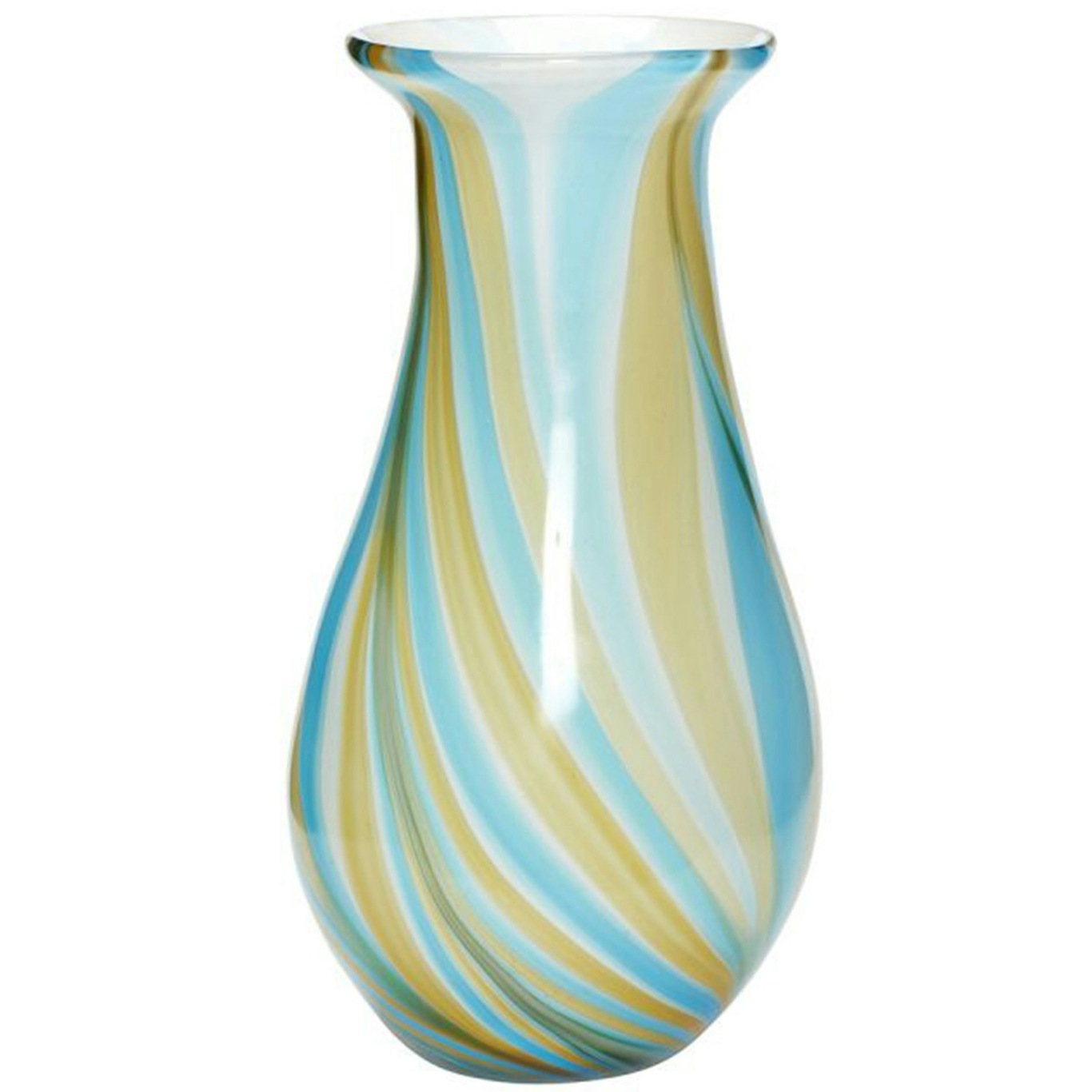 Kaleido Vase 29 cm, Blå/Gul
