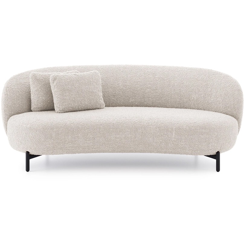 Lunam Curly Sofa, Hvid
