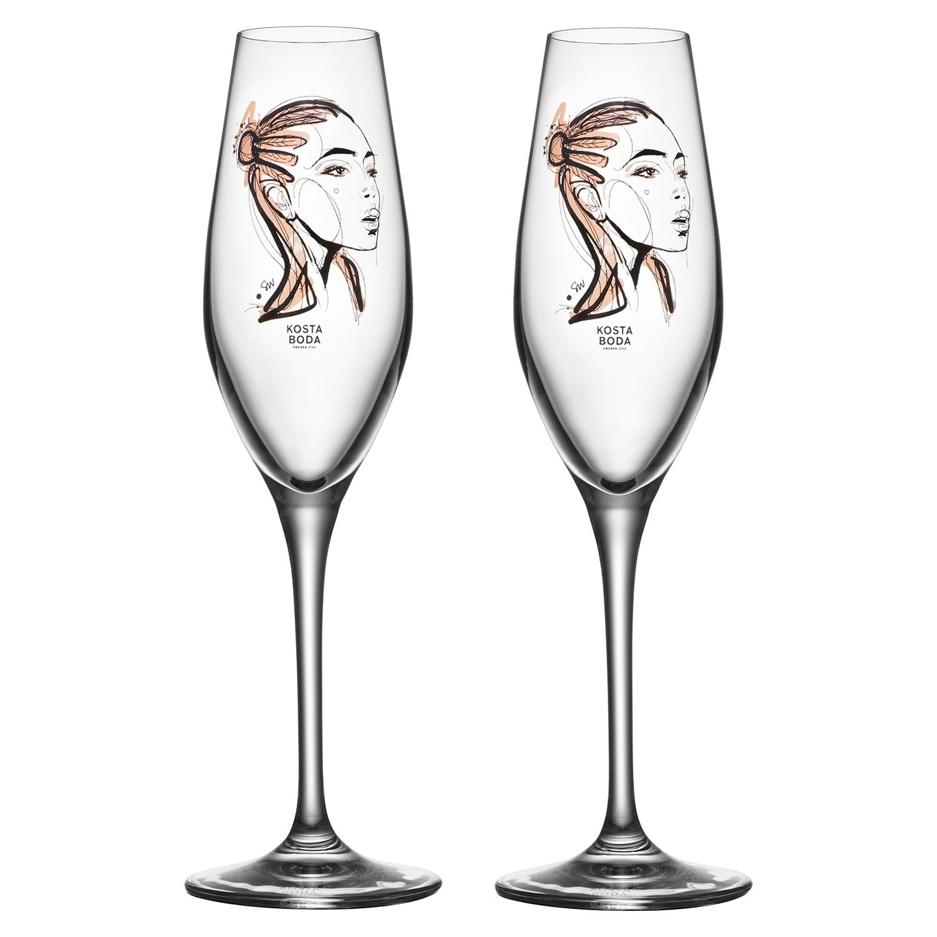 All About You Champagneglas 23 cl  2-pak, Forever Yours
