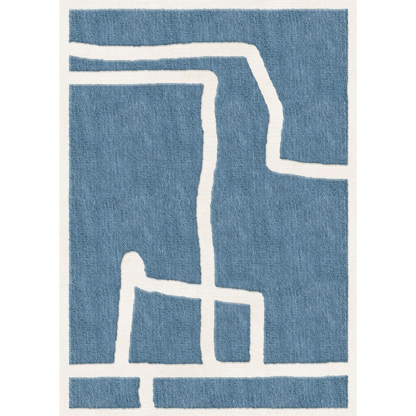 Gotland Klint Uldgulvtæppe Cornflower Blue, 250x350 cm