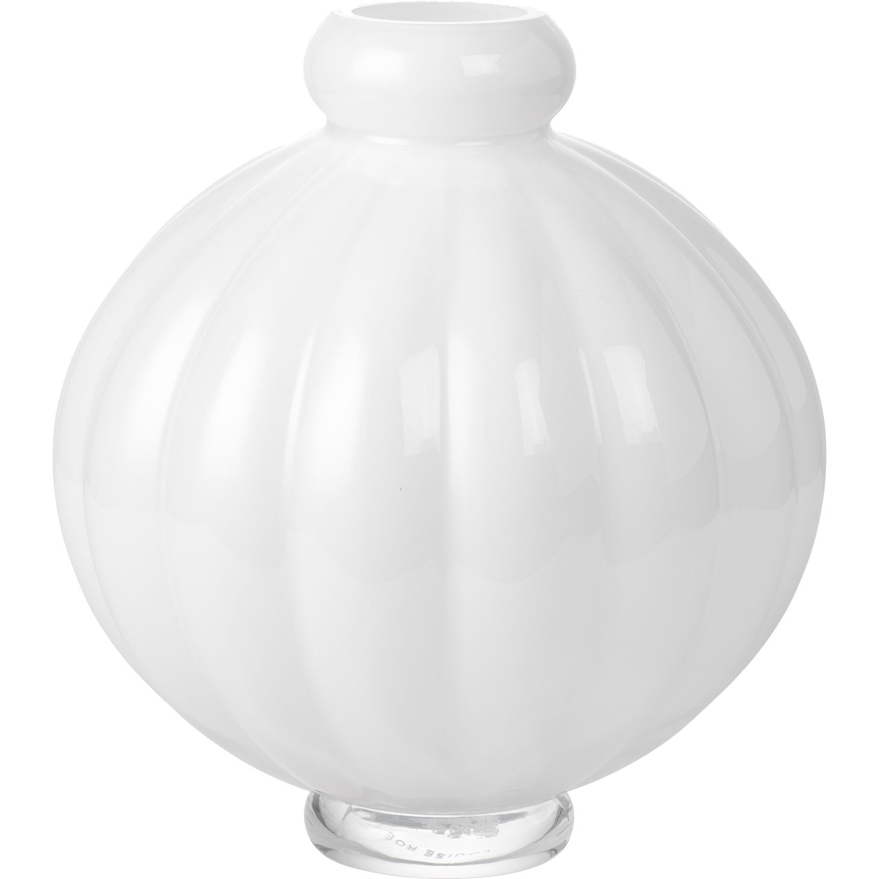 Balloon 01 Vase 25 cm, Opalhvid