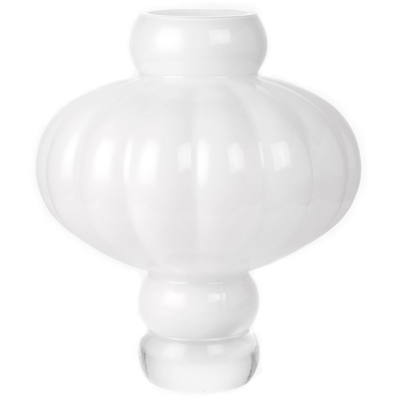 Balloon 08 Vase 30 cm, Opalhvid