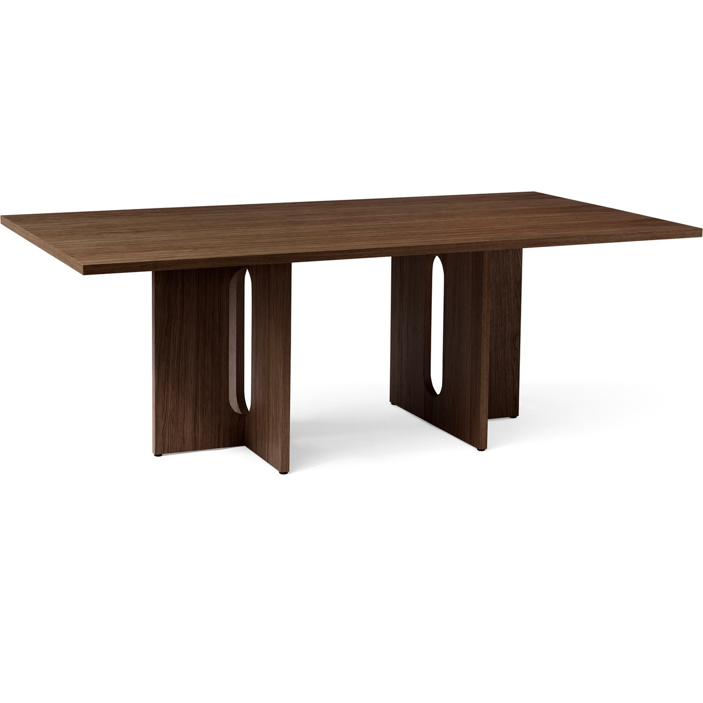 Androgyne Spisebord Rektangulær Mørk Eg, 210x100 cm
