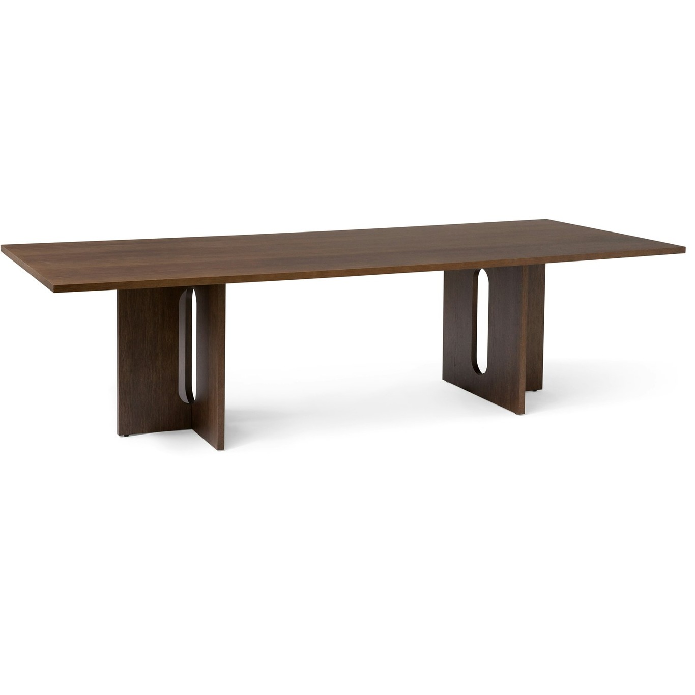 Androgyne Spisebord Rektangulær Mørk Eg, 280x110 cm