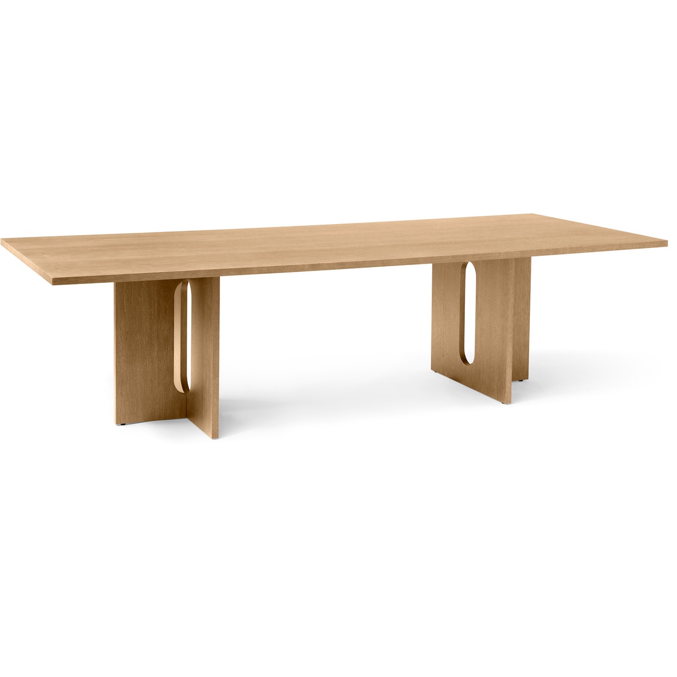 Androgyne Spisebord Rektangulær Naturlig Eg, 280x110 cm