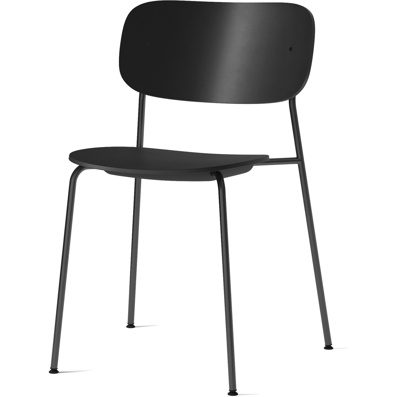 Co Chair Spisestol Sorte Ben, Sæde + Ryg Plastik / Sort