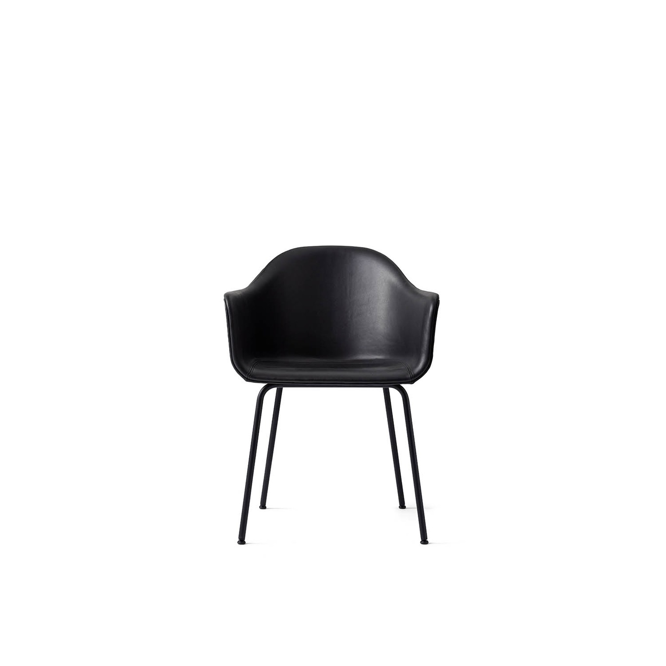 Harbour Chair Upholstered, Leather Dakar 08/Black