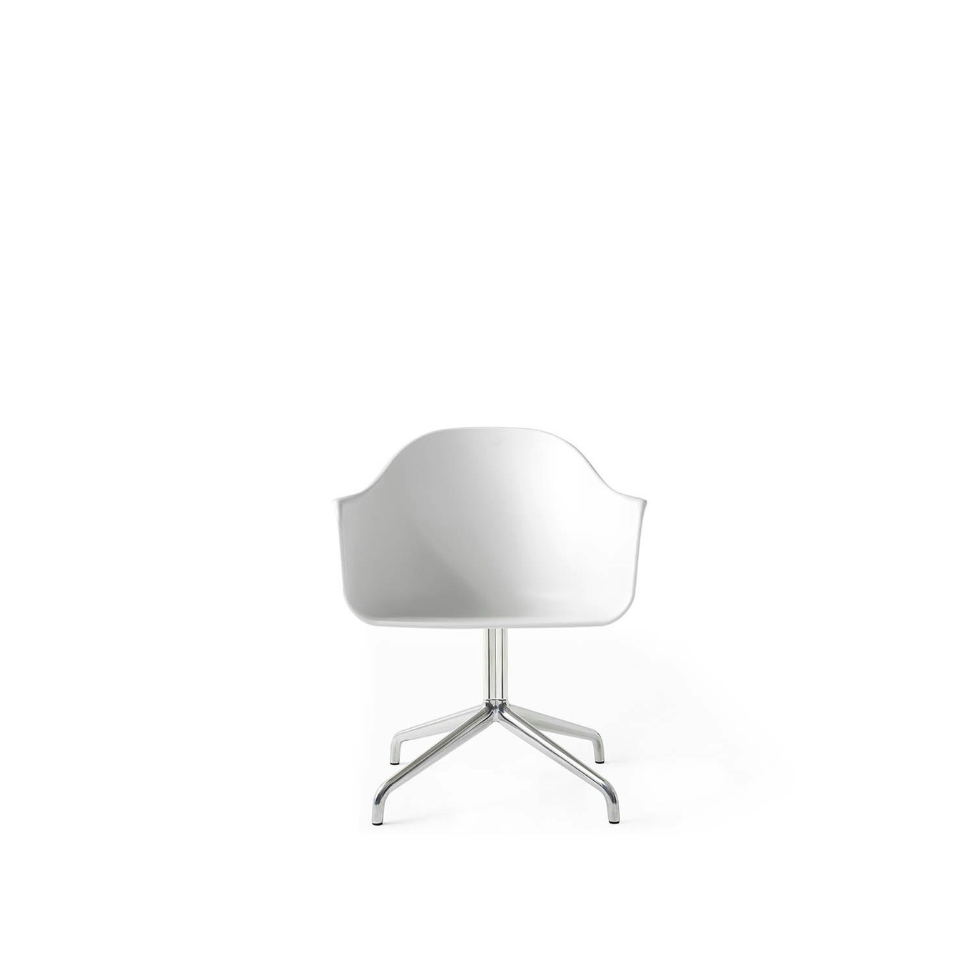 Harbour Chair Swivel, White/Aluminium