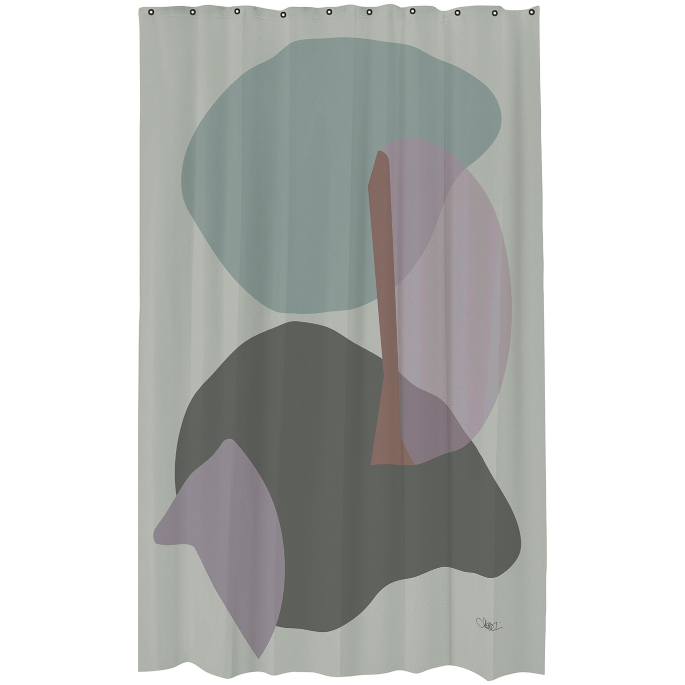 Gallery Shower Curtain W150xL200 cm Frost Green Bruseforhæng 150x200 cm Frost Green