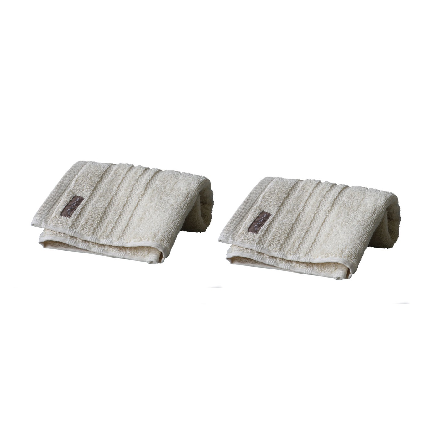 Devon Gæstehåndklæder 30x50 cm 2-pak, Kaolinhvide