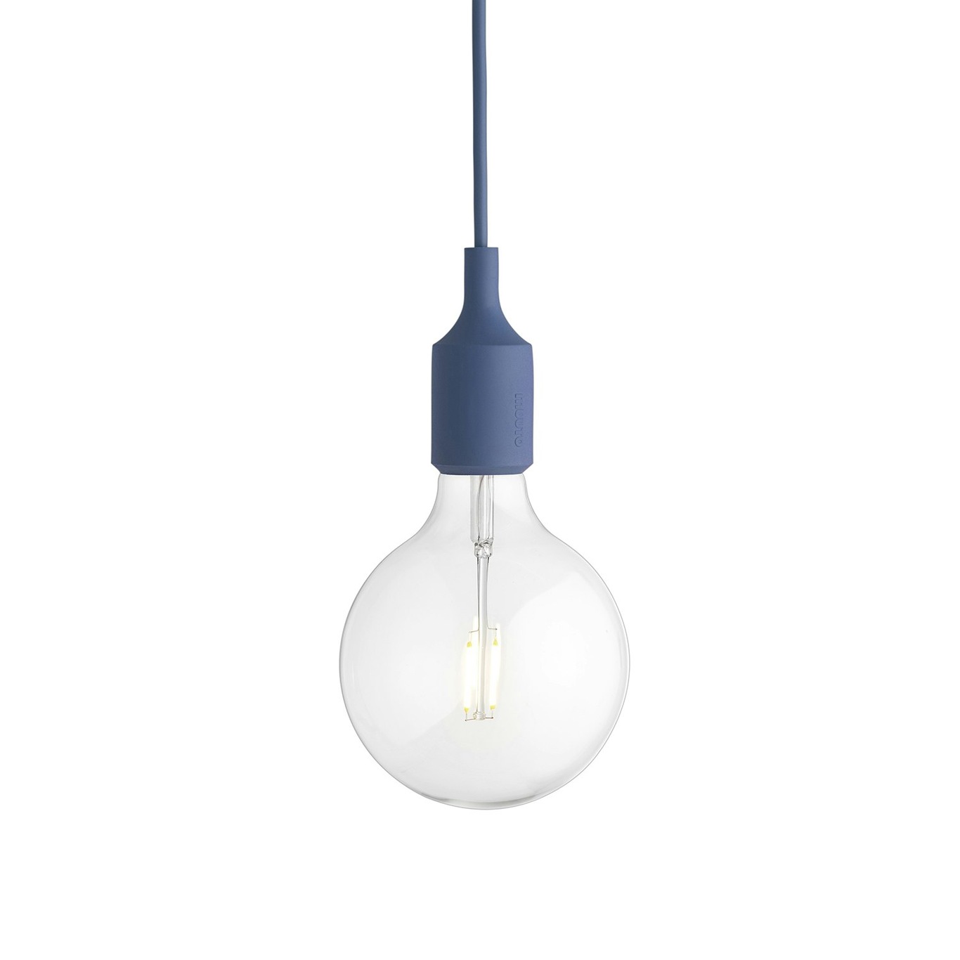 E27 Pendant Lamp, Pale Blue