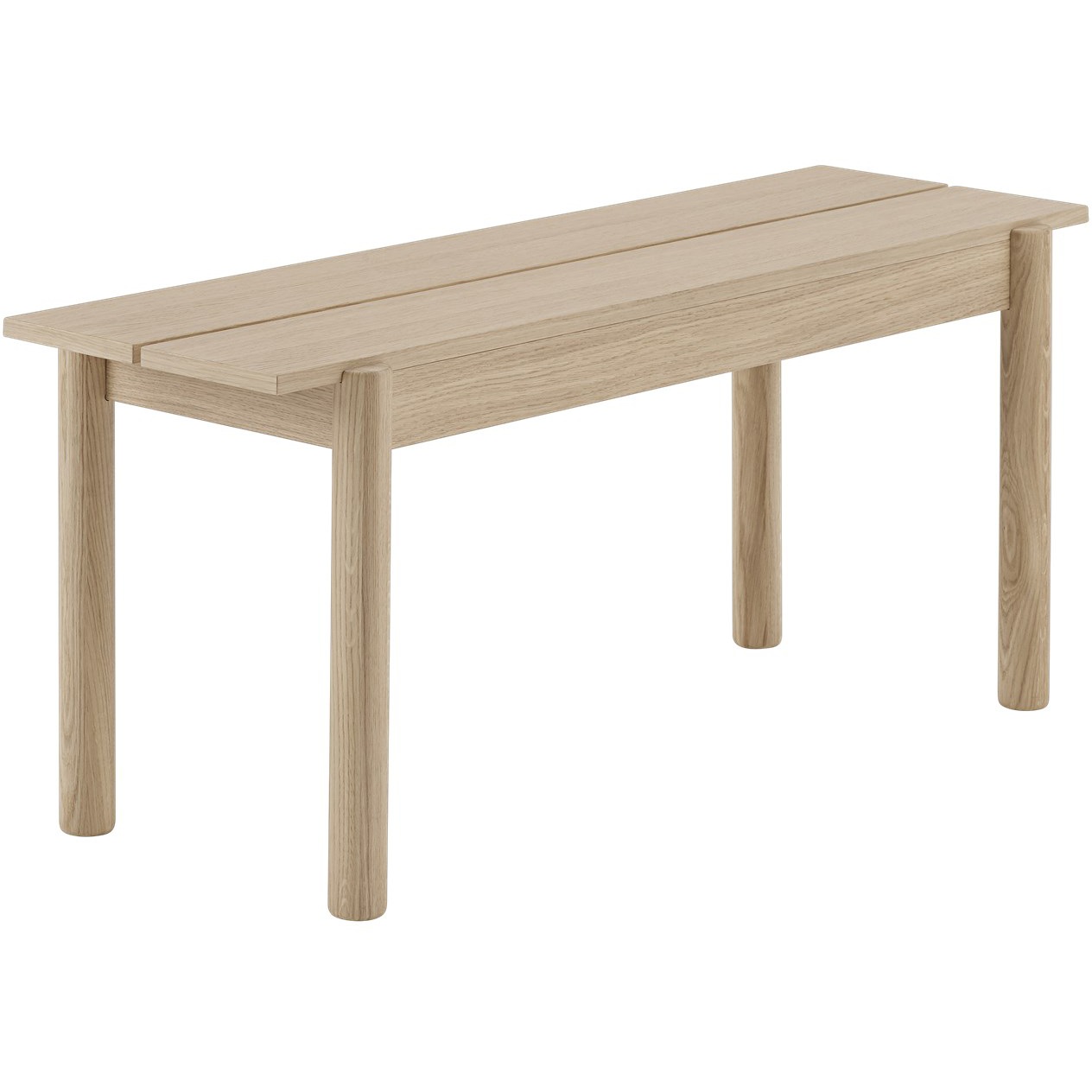 Linear Wood Bench 110x34 cm