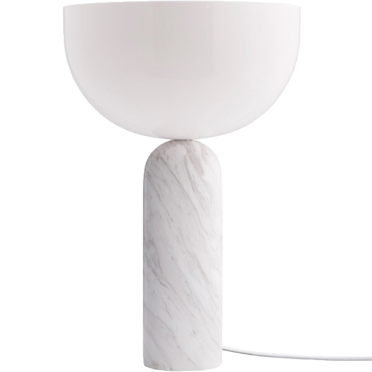 Kizu Bordlampe Large, Hvid Marmor