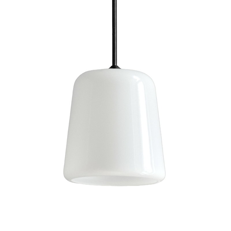 Material Pendellampe, The New Edition, Sort / Opal White
