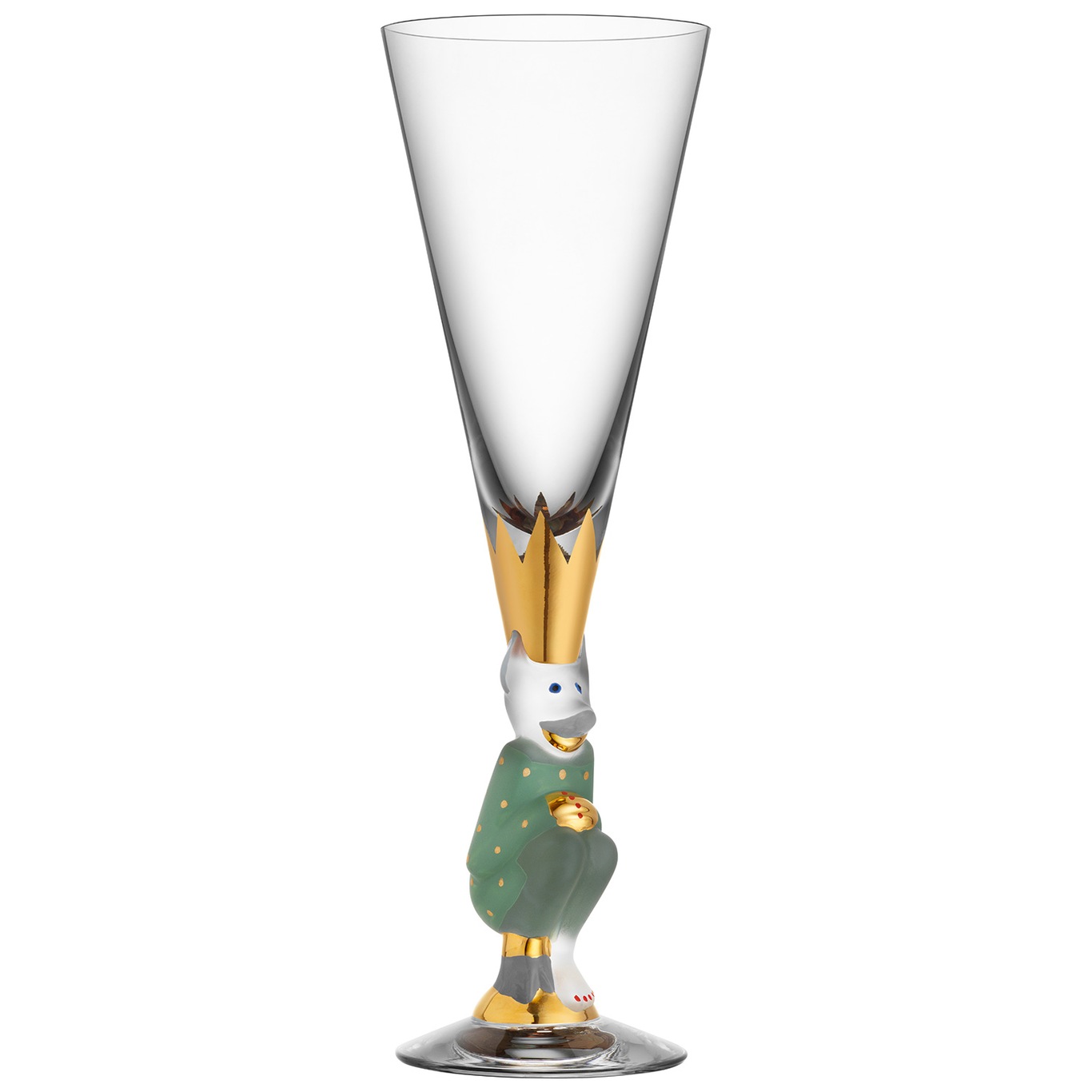 Nobel The Sparkling Devil Champagneglas 19 cl, Grønt
