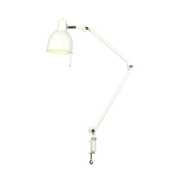 PJ65 Bordlampe med beslag, Hvid